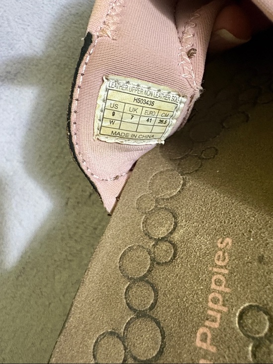 Hush Puppies Brown and Pink Braided Thong Sandals - Picture 5 of 9